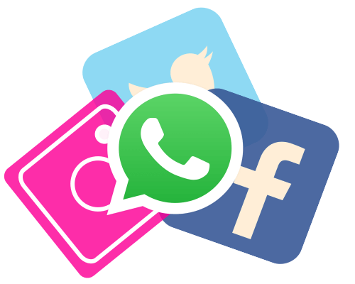redes sociales link to socials